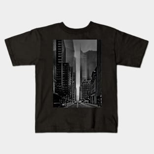 Downtown Toronto Fogfest No 25 Kids T-Shirt